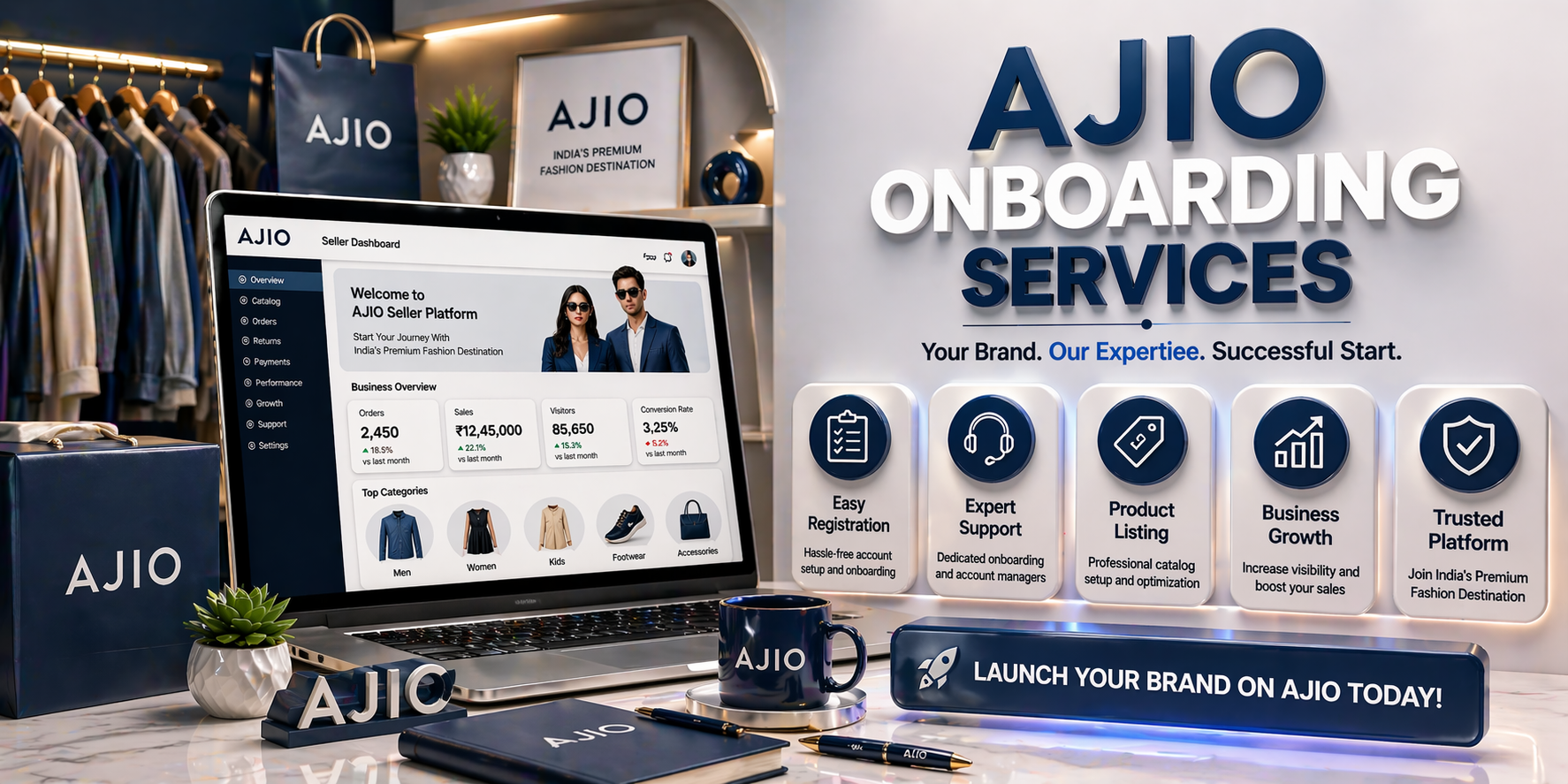 ajio onboarding services
